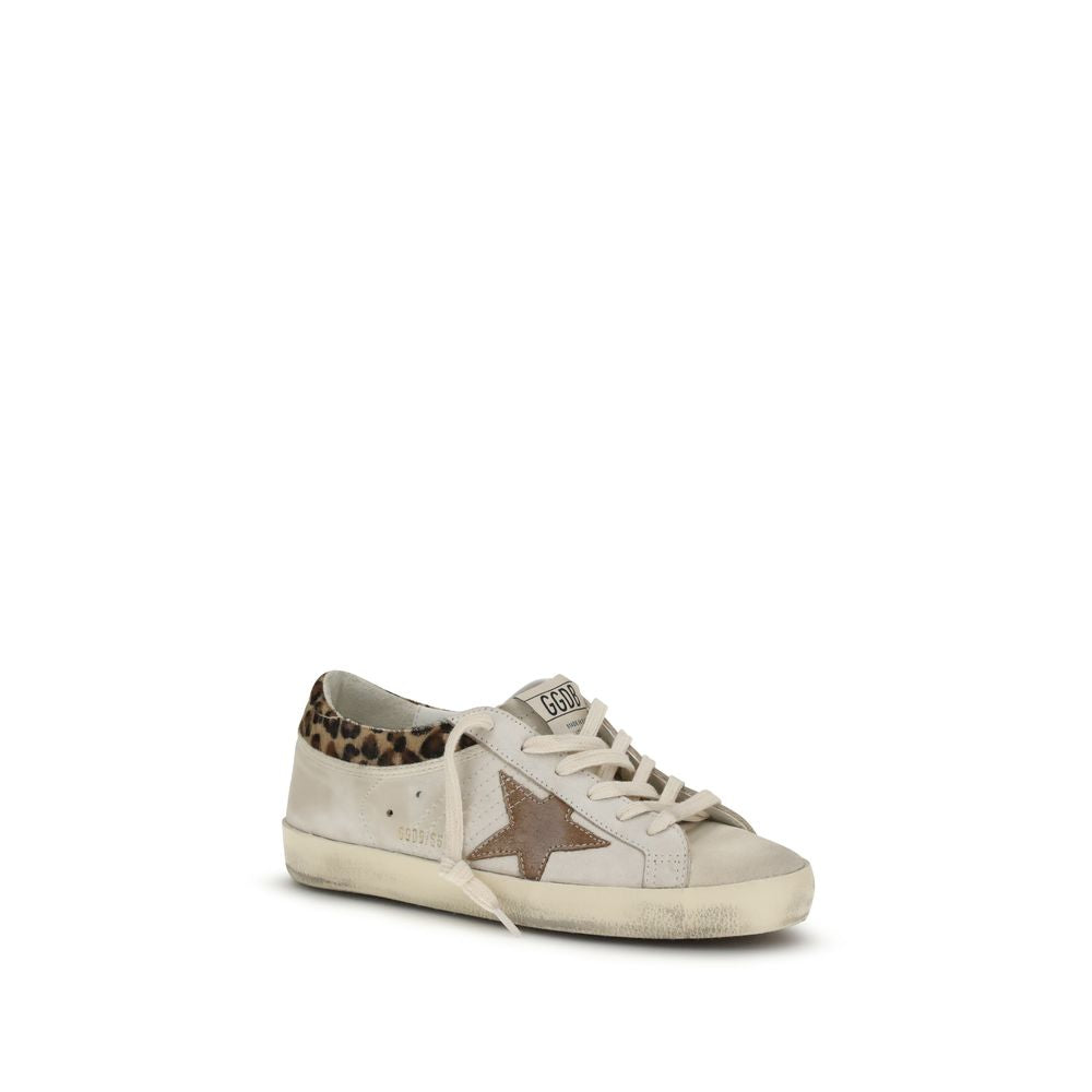 Golden Goose White Calf Leather Bos Taurus Low Top Sneakers Golden Goose