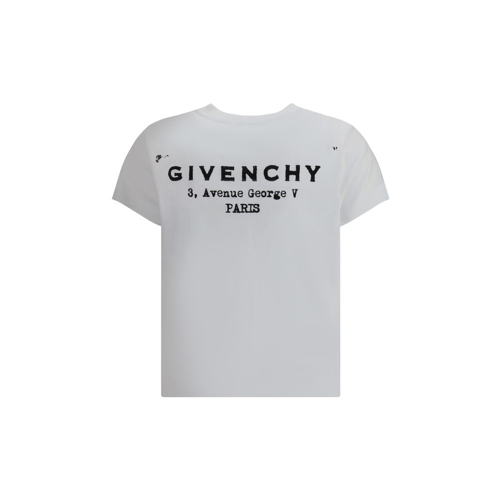 Givenchy White Cotton T-Shirt