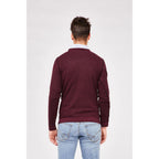 Gas Bordeaux Wool Sweatshirt