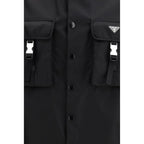 Prada Black Recycled Polyamide Jacket Prada