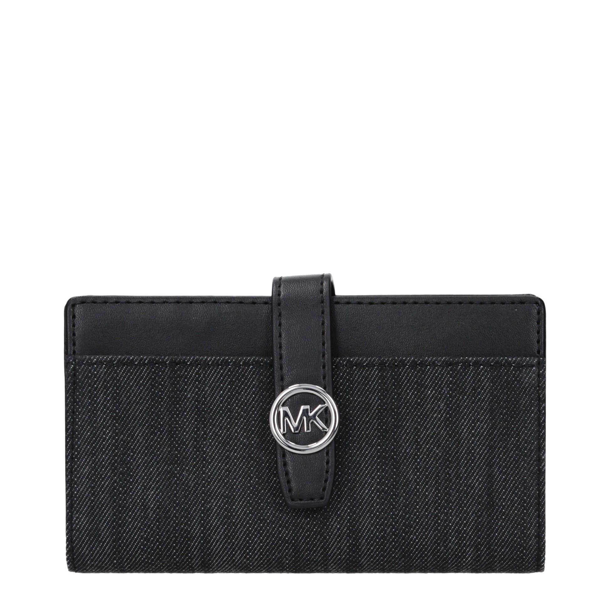 Michael Kors Black Fabric Wallet Michael Kors