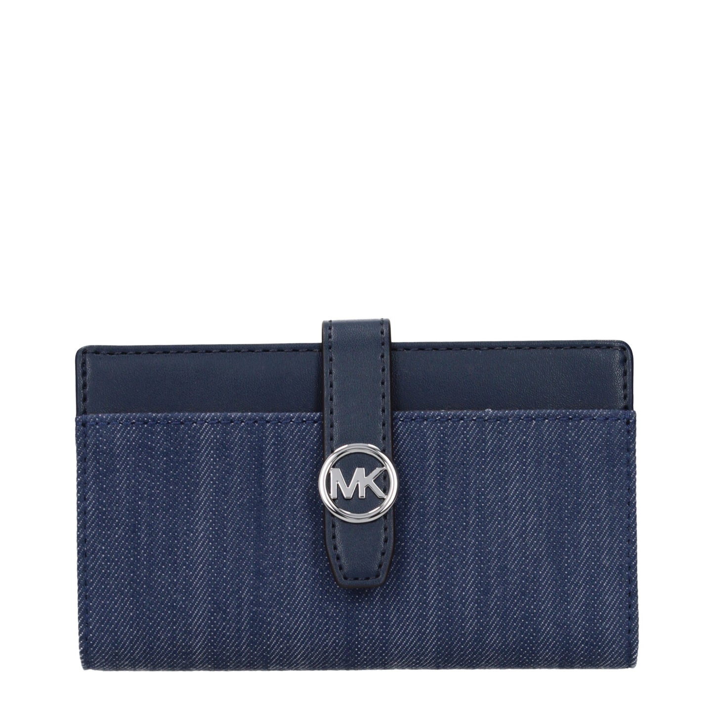 Michael Kors Blue Fabric Wallet Michael Kors