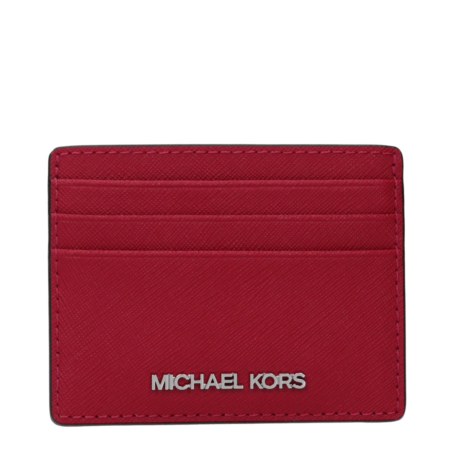 Michael Kors Red Leather Cardholder Michael Kors