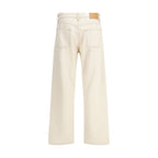 Sunflower Beige Cotton Relaxed Fit Jeans