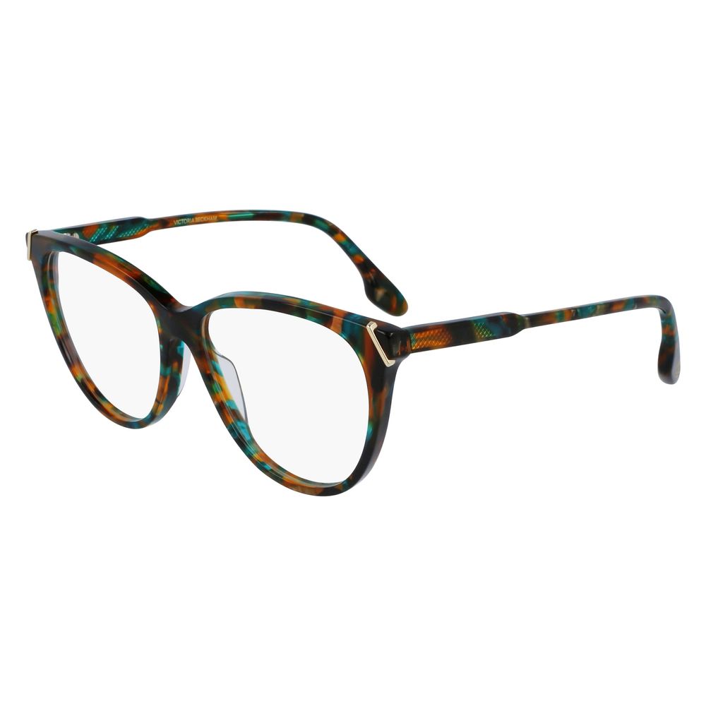 Victoria Beckham Brown Acetate Glasses Frames