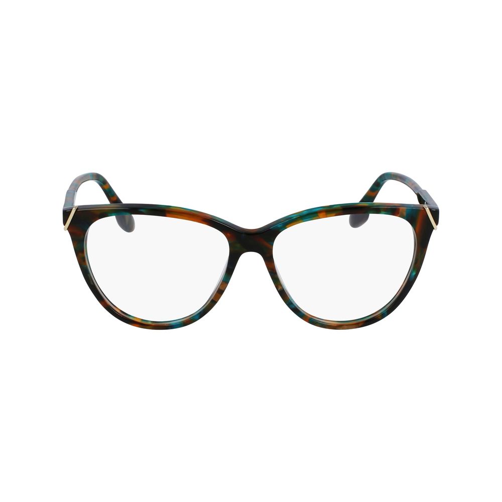 Victoria Beckham Brown Acetate Glasses Frames