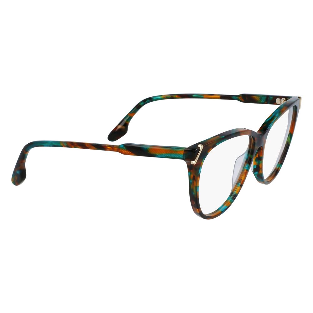 Victoria Beckham Brown Acetate Glasses Frames
