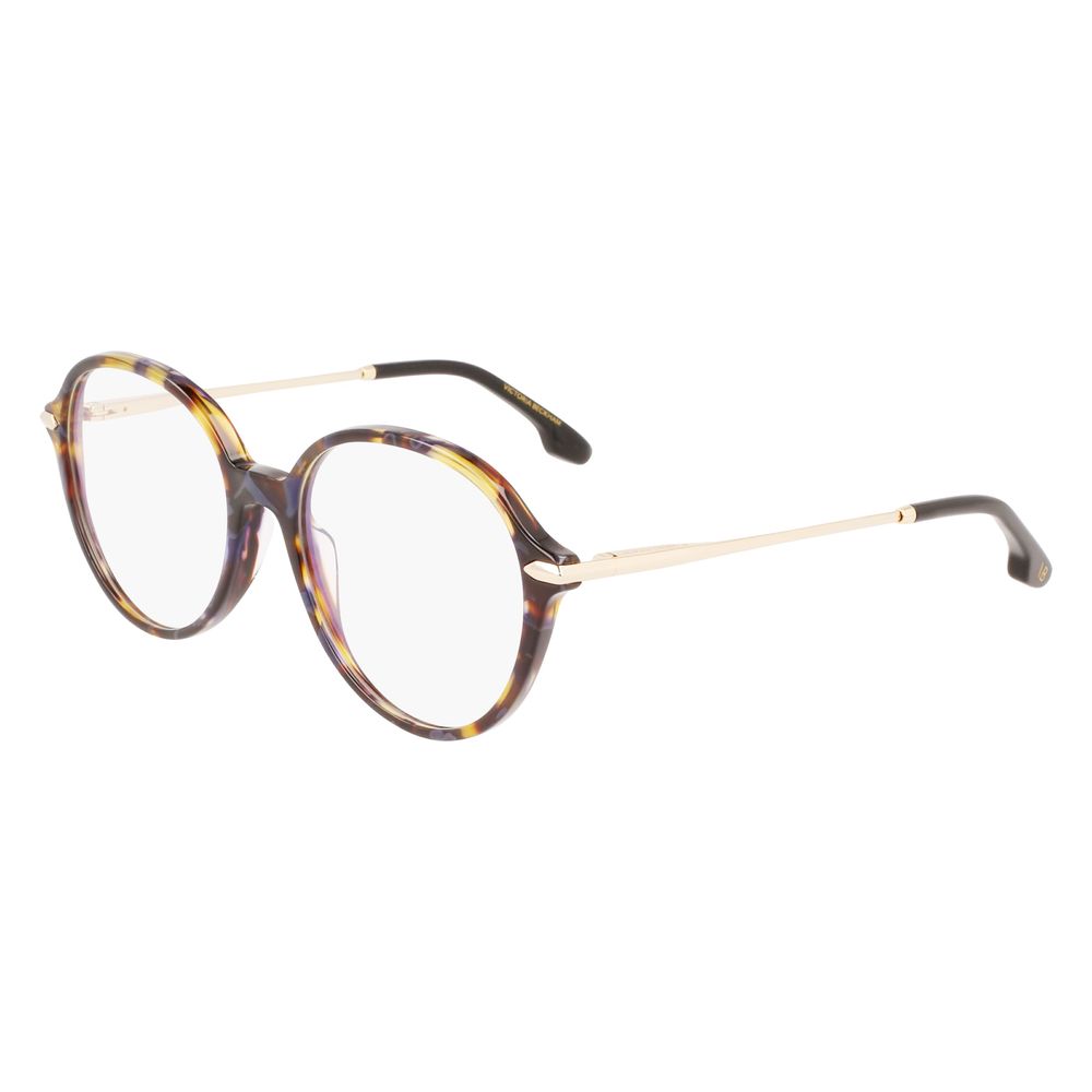 Victoria Beckham Brown Acetate Glasses Frames