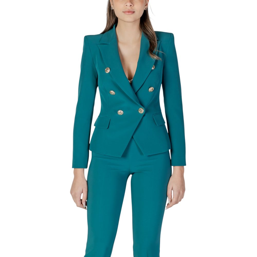 Rinascimento Black Polyester Blazer Rinascimento