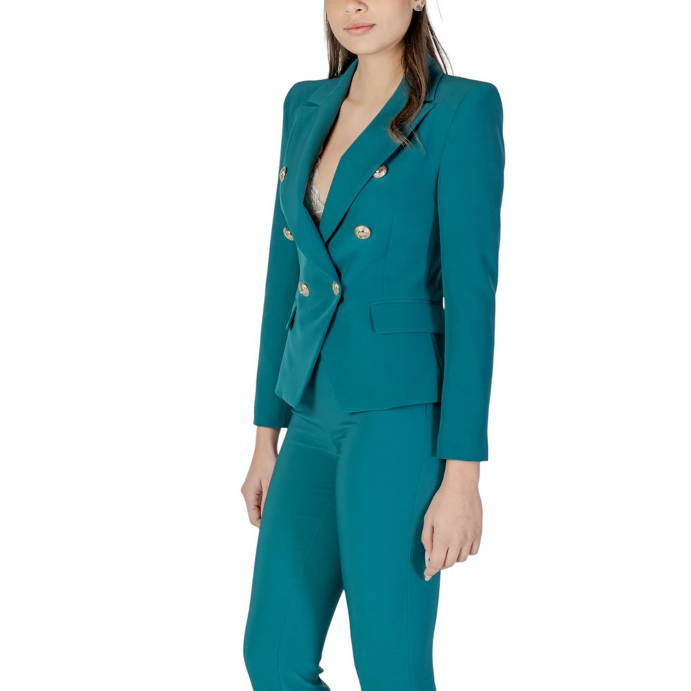 Rinascimento Black Polyester Blazer Rinascimento