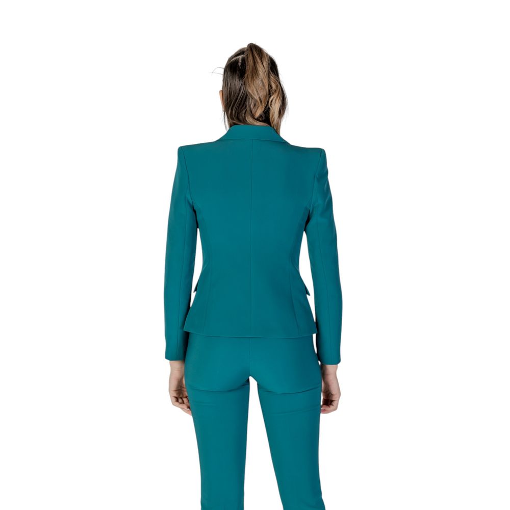 Rinascimento Black Polyester Blazer Rinascimento