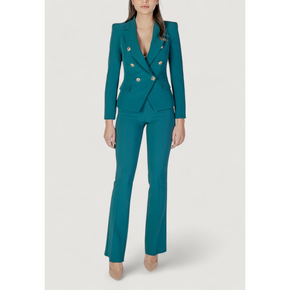 Rinascimento Black Polyester Blazer Rinascimento