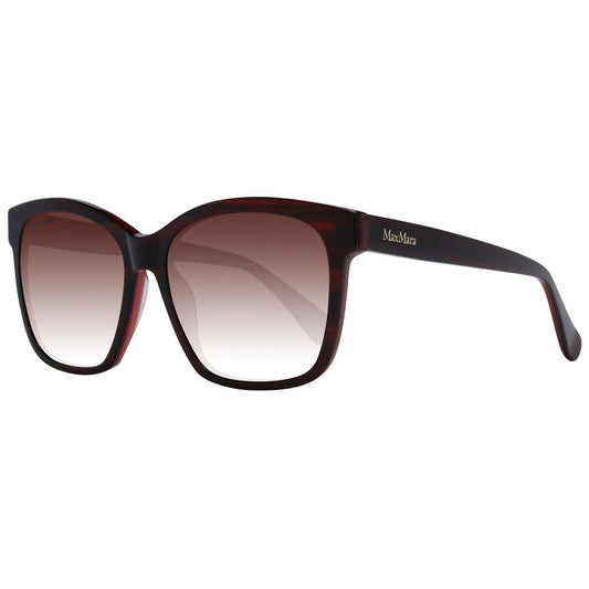 Max Mara Burgundy Plastic Sunglasses Max Mara