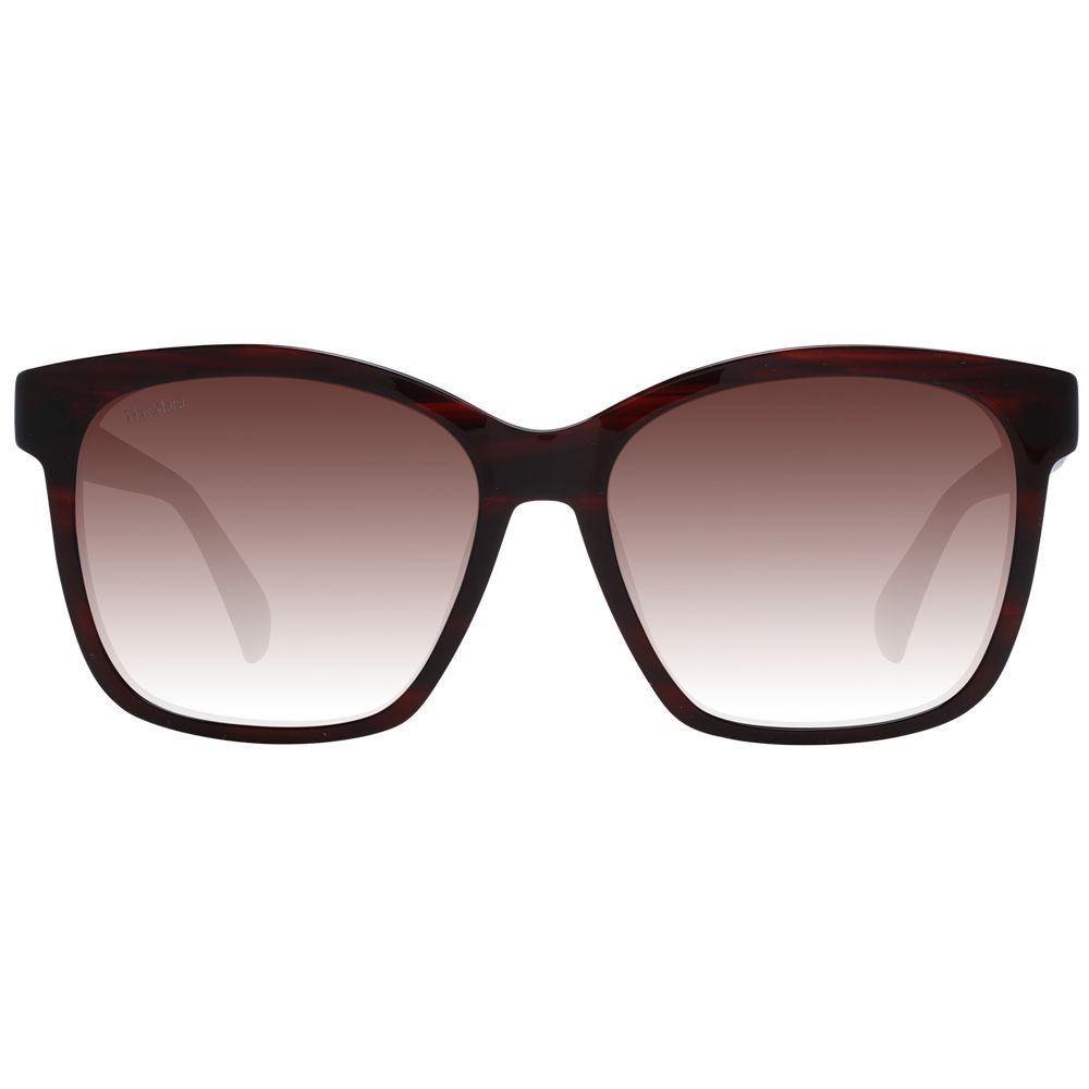 Max Mara Burgundy Plastic Sunglasses Max Mara