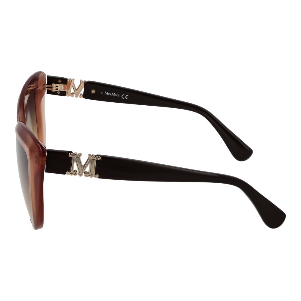 Max Mara Brown Plastic Sunglasses Max Mara