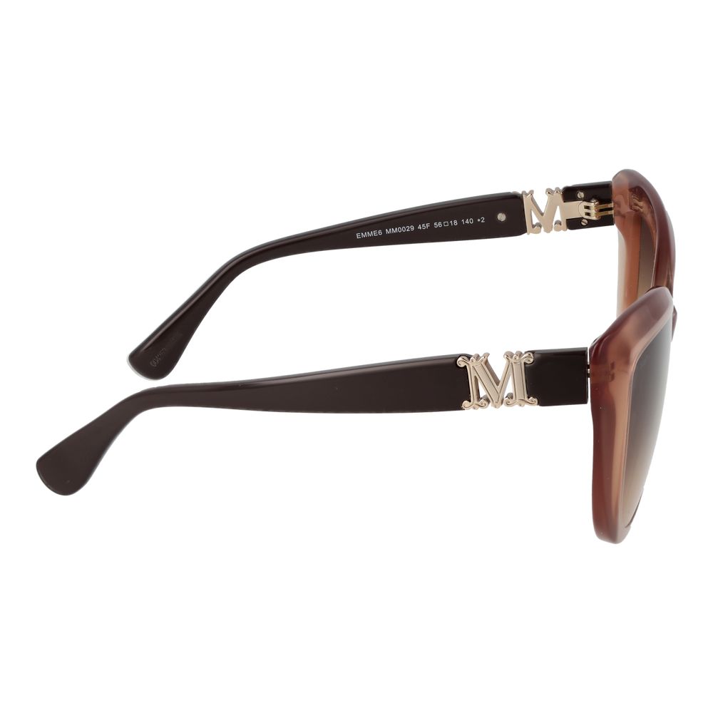 Max Mara Brown Plastic Sunglasses Max Mara