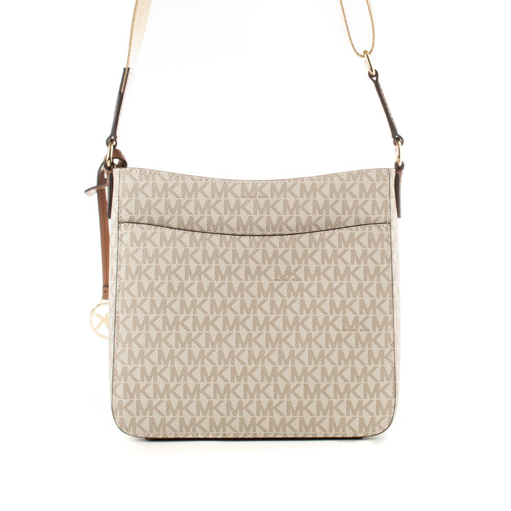 Michael Kors Beige Canvas Crossbody Bag Michael Kors