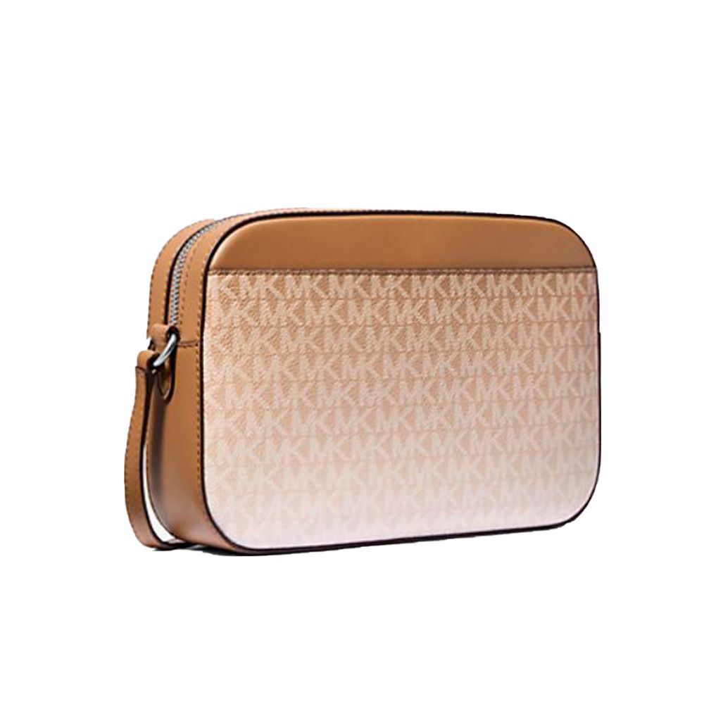 Michael Kors Brown Canvas Crossbody Bag