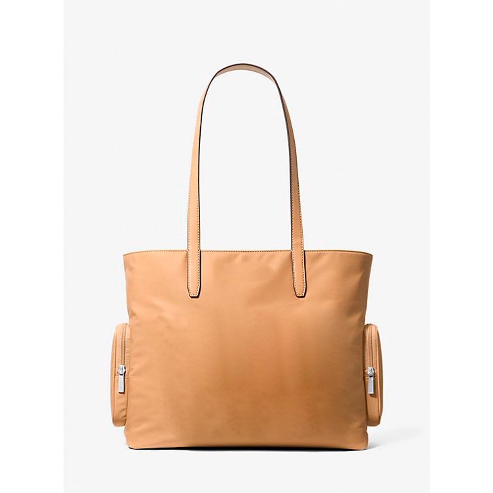 Michael Kors Brown Nylon Tote Bag