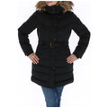Pepe Jeans Black Polyester Coat Pepe Jeans