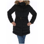 Pepe Jeans Black Polyester Coat Pepe Jeans