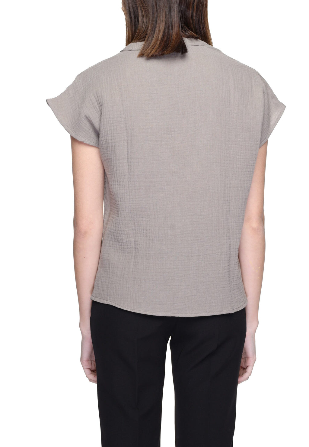 Jacqueline De Yong Beige Cotton Blouse Jacqueline De Yong