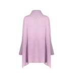 Herno Purple Virgin Wool Poncho