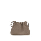 Brunello Cucinelli Beige Calf Leather Bos Taurus Clutch Bag Brunello Cucinelli