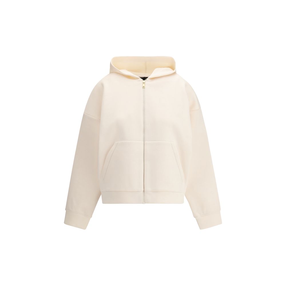 Fabiana Filippi White Modal Sweatshirt Fabiana Filippi