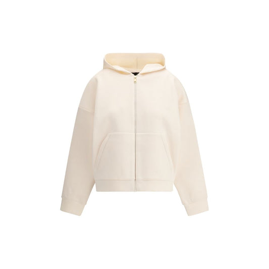 Fabiana Filippi White Modal Sweatshirt Fabiana Filippi