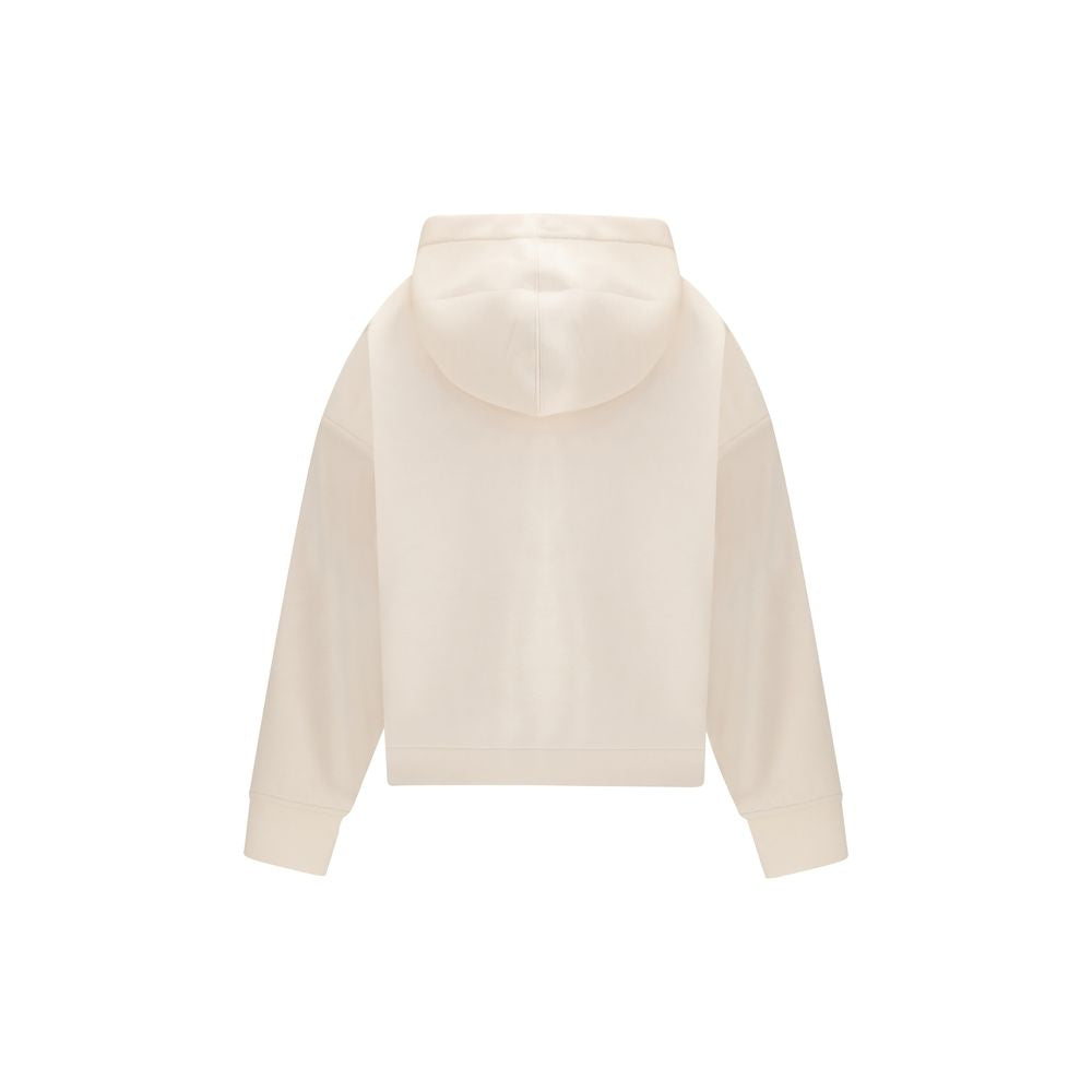 Fabiana Filippi White Modal Sweatshirt Fabiana Filippi