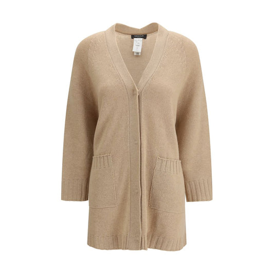 Fabiana Filippi Beige Wool Cardigan Fabiana Filippi
