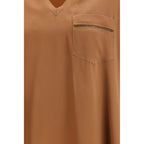Fabiana Filippi Orange Viscose T-Shirt Fabiana Filippi