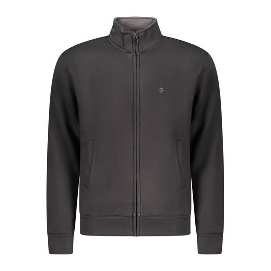 Coveri Moving Black Cotton Men Sweatshirt Coveri Moving