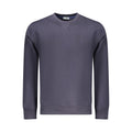 Blue cotton men's sweatshirt by Coveri Moving with a comfortable fit and casual style, featuring a simple design.