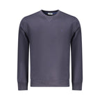 Blue cotton men's sweatshirt by Coveri Moving with a comfortable fit and casual style, featuring a simple design.