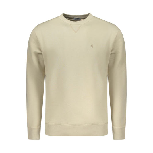 Coveri Moving Beige Cotton Men's Sweatshirt Coveri Moving