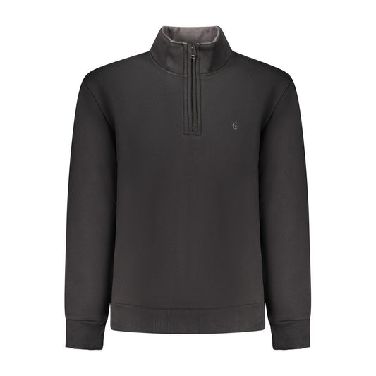 Coveri Moving Black Cotton Men Sweatshirt Coveri Moving