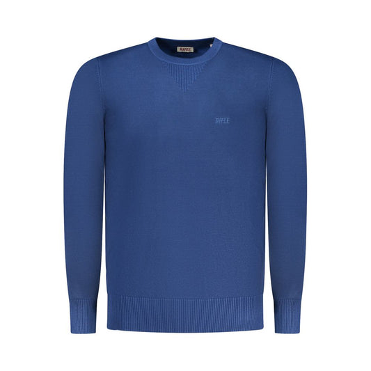 Rifle Blue Viscose Men's Sweater Rifle