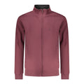 Coveri Moving Rosso Cotton Men's sweatshirt with crew neck and long sleeves, featuring a stylish design in red.