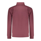Coveri Moving Rosso Cotton Men's Sweatshirt featuring a comfortable fit and stylish design with a bold logo on the front.