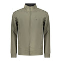 Coveri Moving Verde cotton men's sweatshirt featuring a relaxed fit and minimalist design, shown in a front view.