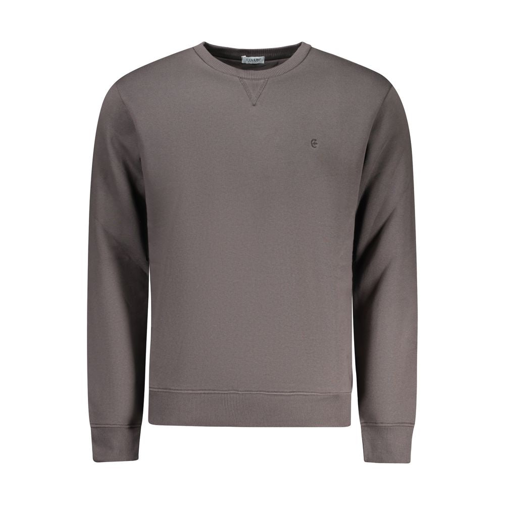 Coveri Moving Grigio Cotton Men Sweatshirt - Eljoys Fashion 