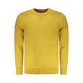 Yellow viscose men's sweater by Rifle featuring a comfortable fit and stylish design.