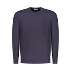 Coveri Moving blu viscosa uomo maglia, stylish men's long-sleeve shirt with a relaxed fit and soft fabric.
