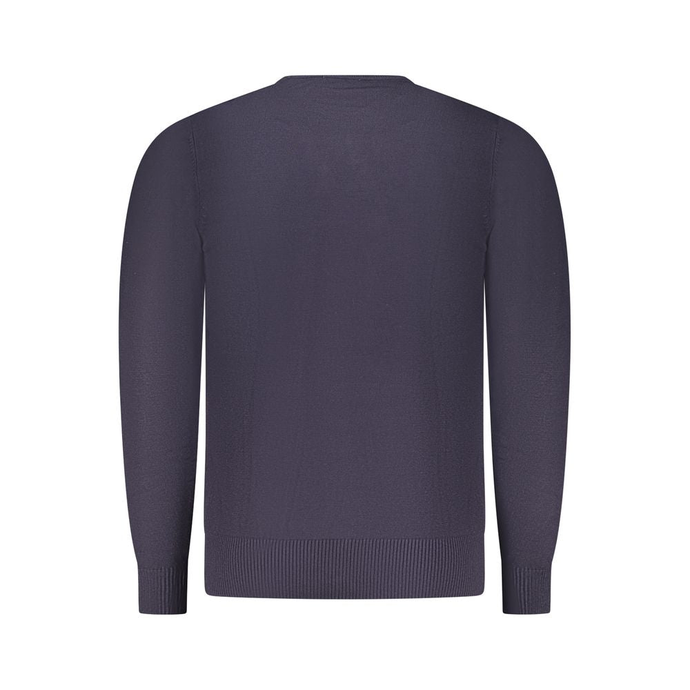 Coveri Moving blu viscosa uomo maglia, stylish men's blue viscose sweater with a comfortable fit and modern design.