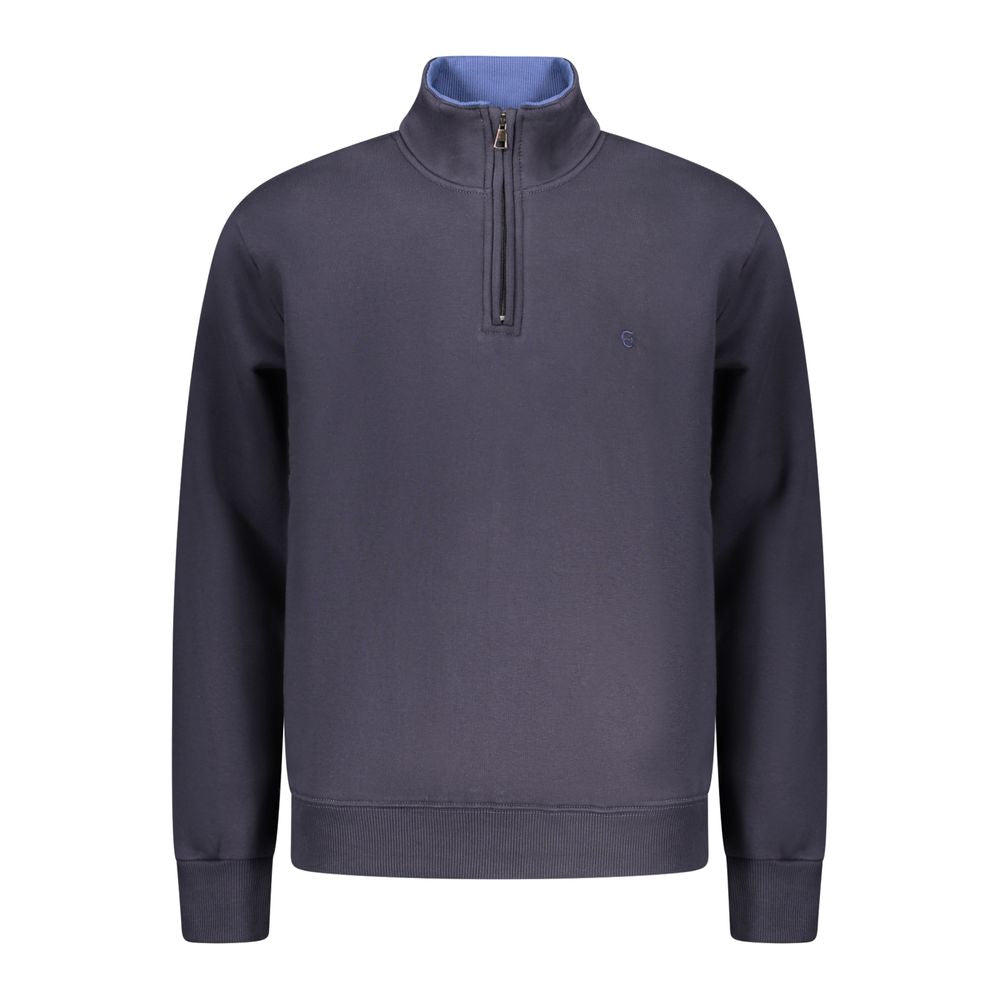 Blue cotton men's sweatshirt by Coveri Moving featuring a comfortable fit and casual style.