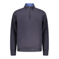 Blue cotton men's sweatshirt by Coveri Moving featuring a comfortable fit and casual style.