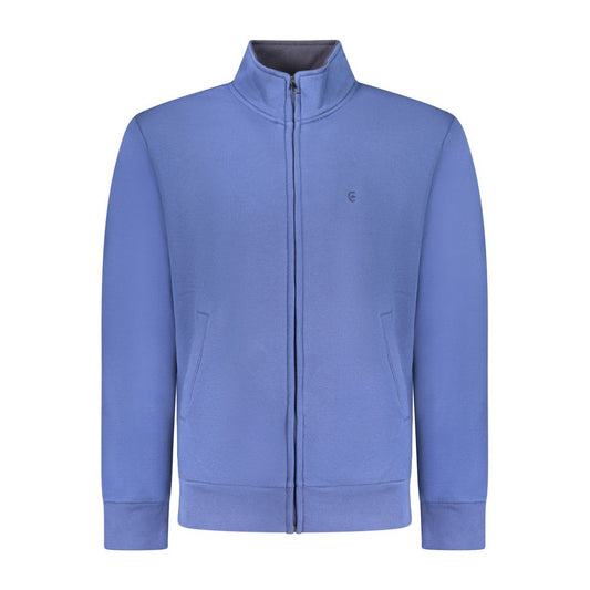 Coveri Moving Blu Cotton Men Sweatshirt Coveri Moving