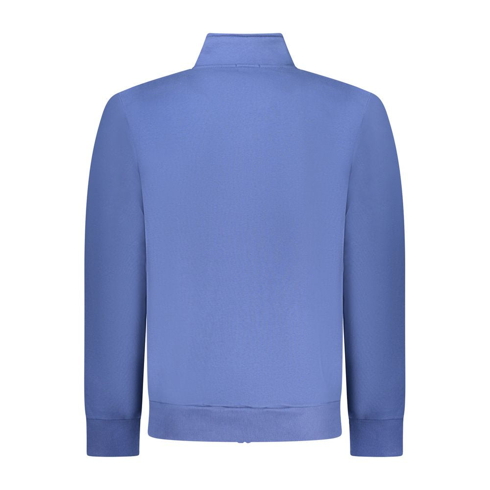 Coveri Moving Blu Cotton Men’s sweatshirt featuring a comfortable fit and casual style, displayed on a plain background.